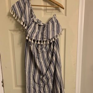 Ingrid and Isabel Maternity One Shoulder Dress